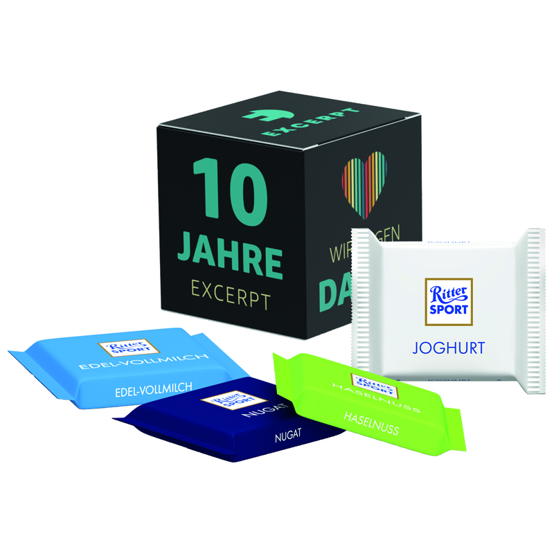 Werbewürfel Ritter SPORT mini