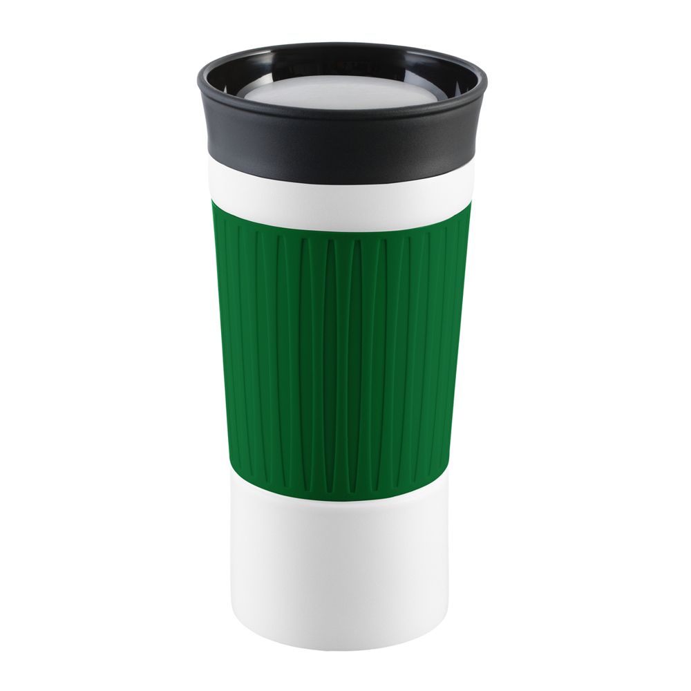 Thermobecher RETUMBLER-myKINGSTON - schwarz, weiß, grün