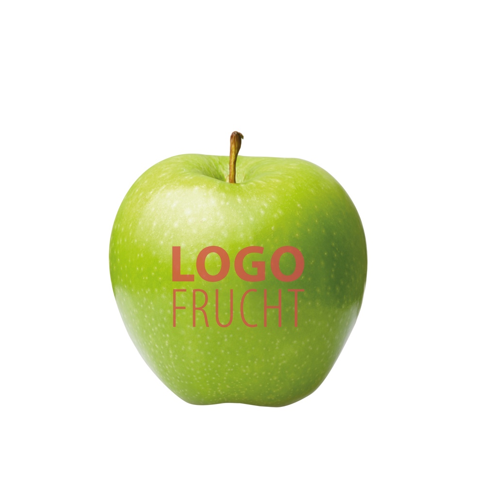 LogoFrucht Apfel grün - rosa