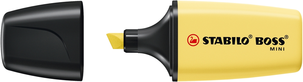 STABILO BOSS MINI Pastel Leuchtmarkierer - pudriges gelb