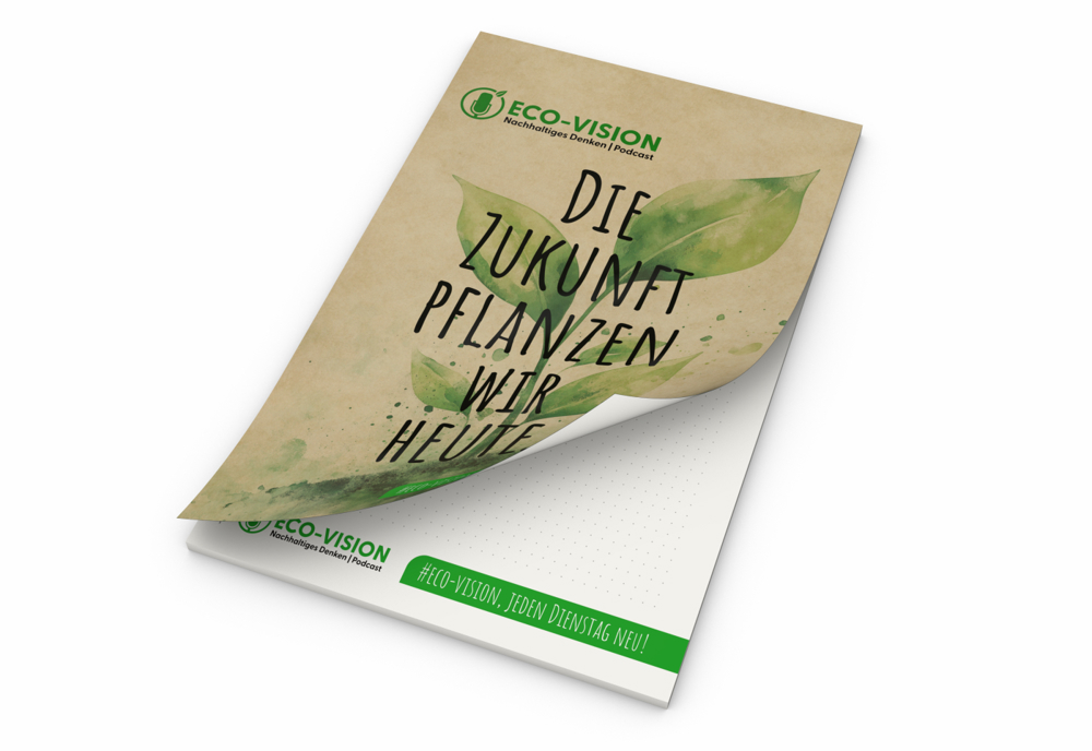 Schreibblock Cover RECYCLING, A5, 50 Blatt, ohne Abheftlochung