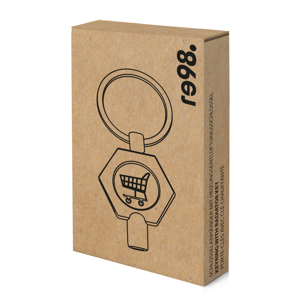 Schlüsselanhänger mit Heizungsentlüftungsschlüssel RE98-RADIATOR-KEY