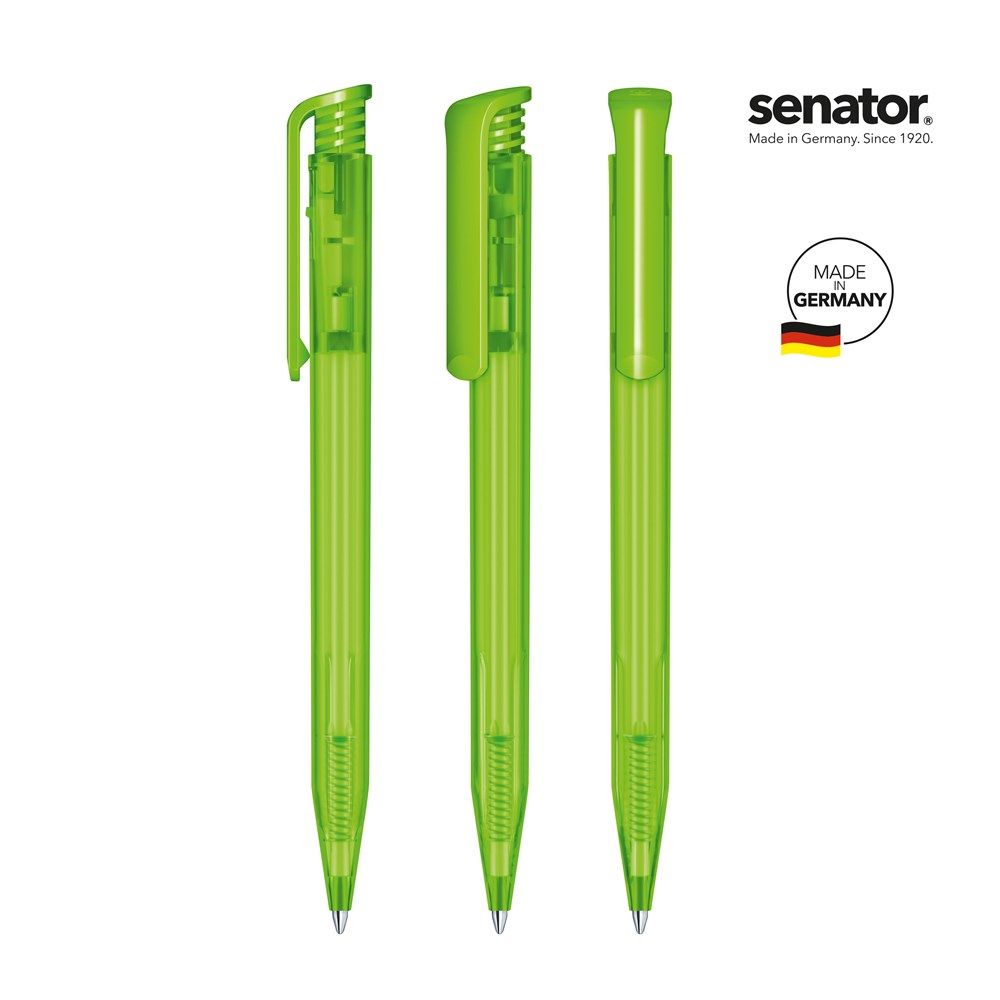 senator® Super Hit Frosted Druckkugelschreiber - grün 376