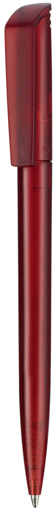 Kugelschreiber FLIP TRANSPARENT - rubin-rot TR/FR