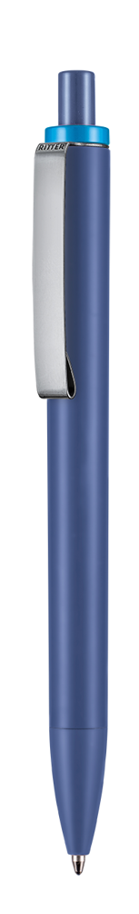 Kugelschreiber EXOS SOFT P - azur-blau