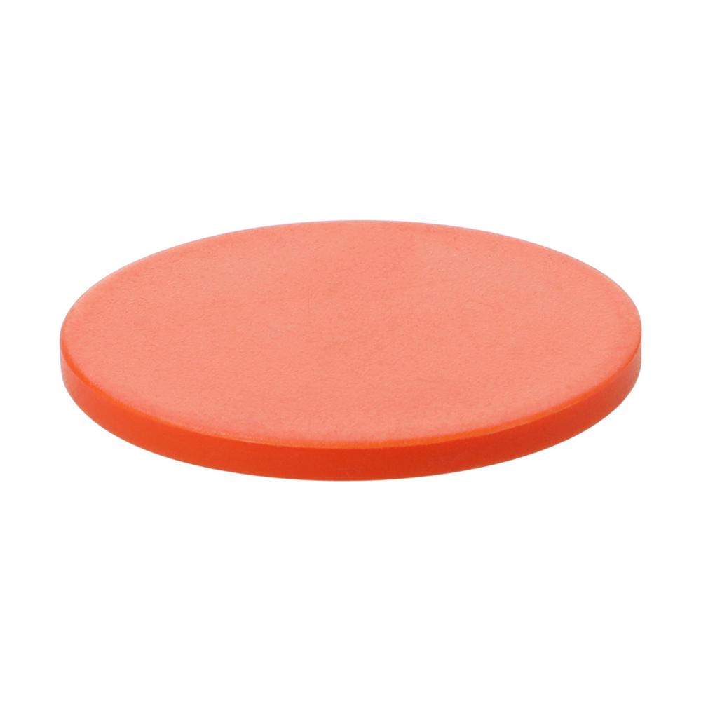 Einkaufswagenchip ohne Loch - standard-orange