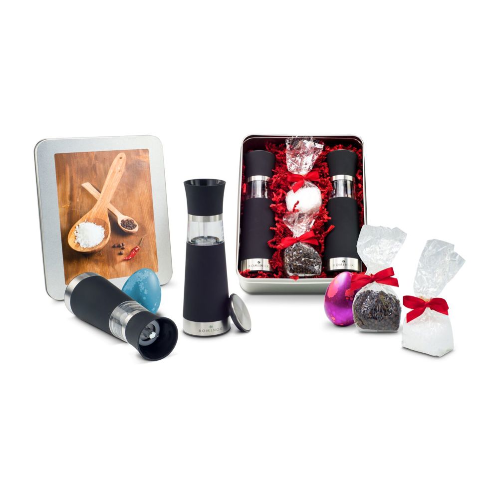 Oster Salz- & Pfeffermühlen Set - in Silberdose