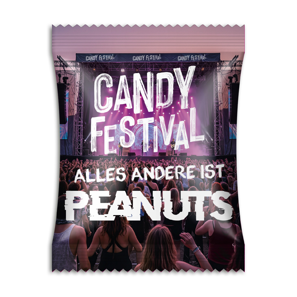 Treets Peanuts im Werbetütchen