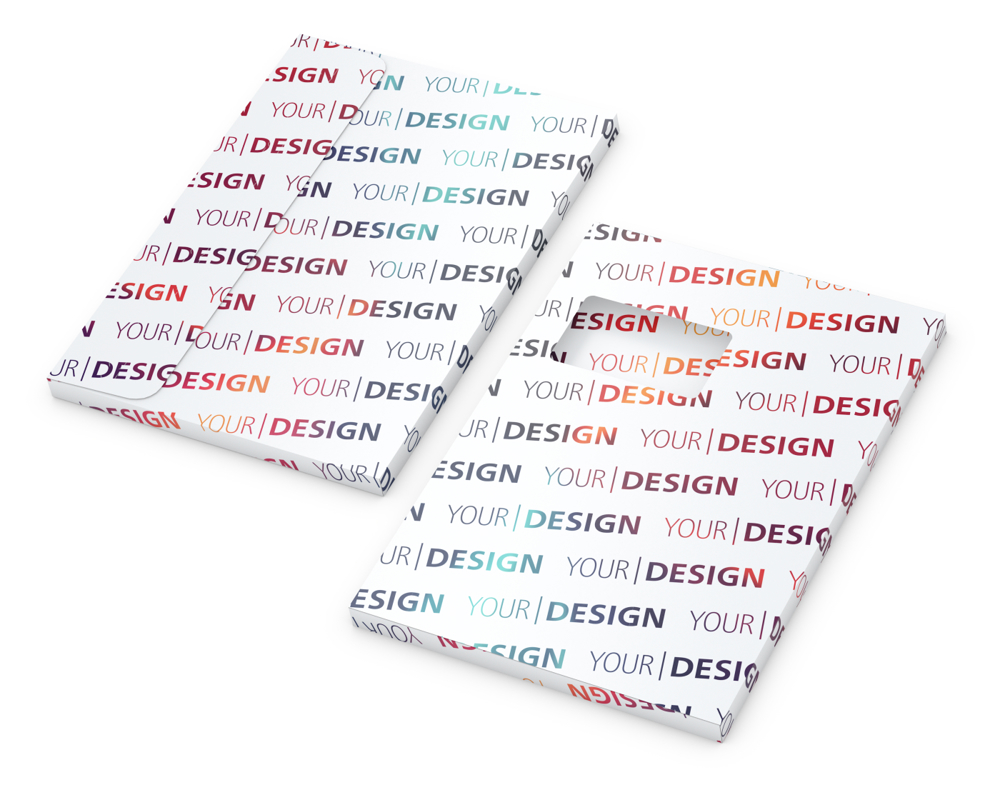 Versandmappe RECYCLING, 4/4farbig, mit Fenster