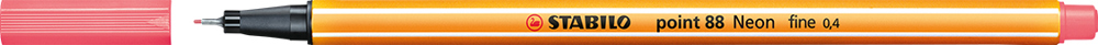 STABILO point 88 Fineliner - neonrot