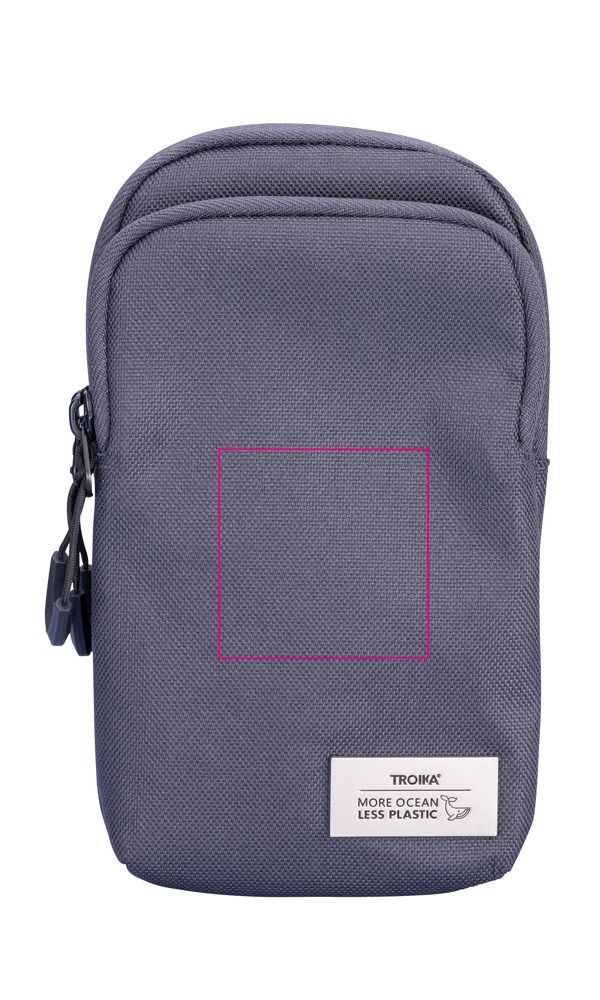 TROIKA Smartphone Umhängetasche BLUE CYCLE SMARTBAG