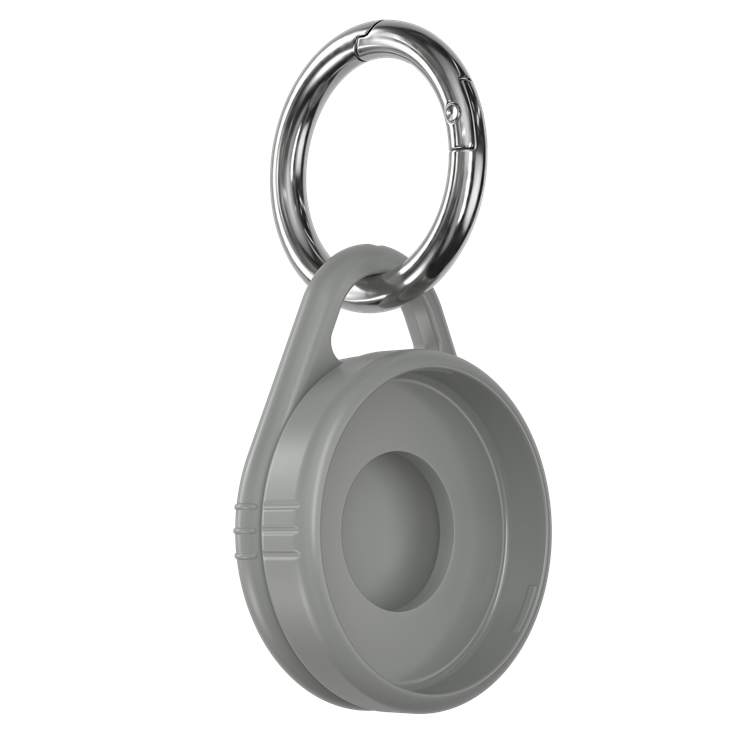 Schlüsselanhänger RITTER-CLICK TRACKING M mit Metall-Karabiner - stein-grau