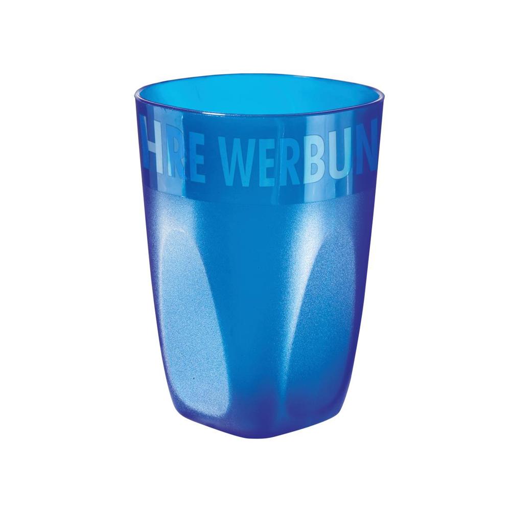 Trinkbecher "Midi Cup" 0,3 l - trend-blau PP