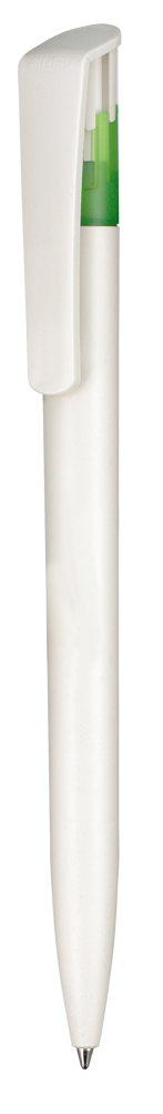 Kugelschreiber BIO-STAR - kiwi transp.