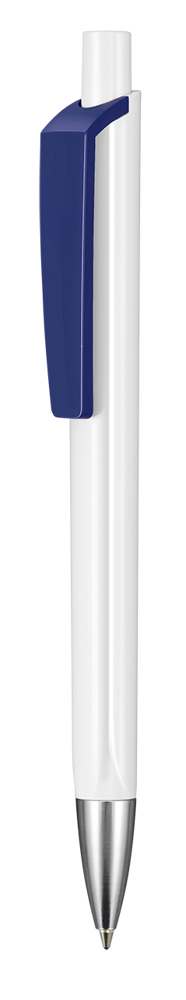 Kugelschreiber TRI-STAR - weiss/azur-blau