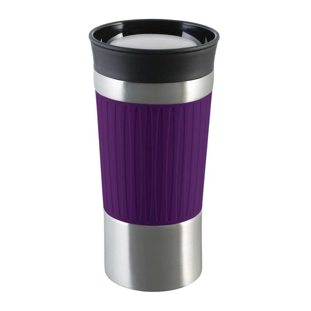 Thermobecher RETUMBLER-myKINGSTON - schwarz, silber, lila