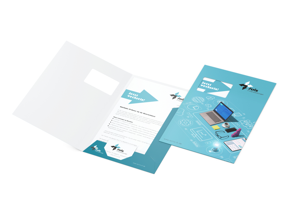 Präsentationsmappe A4 Angebots-/Verkaufsunterlagen