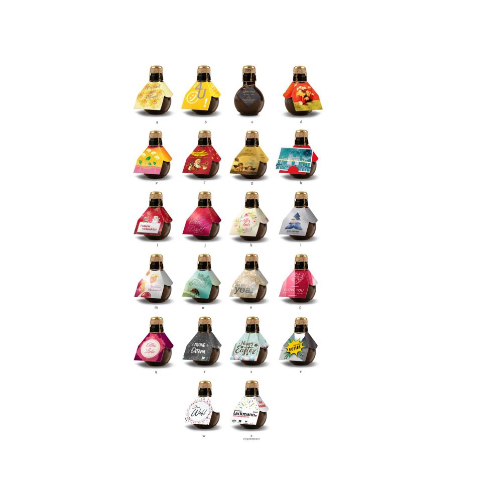 Kleinste Sektflasche der Welt! Alles Gute - Inklusive Geschenkkarton in Rot, 125 ml