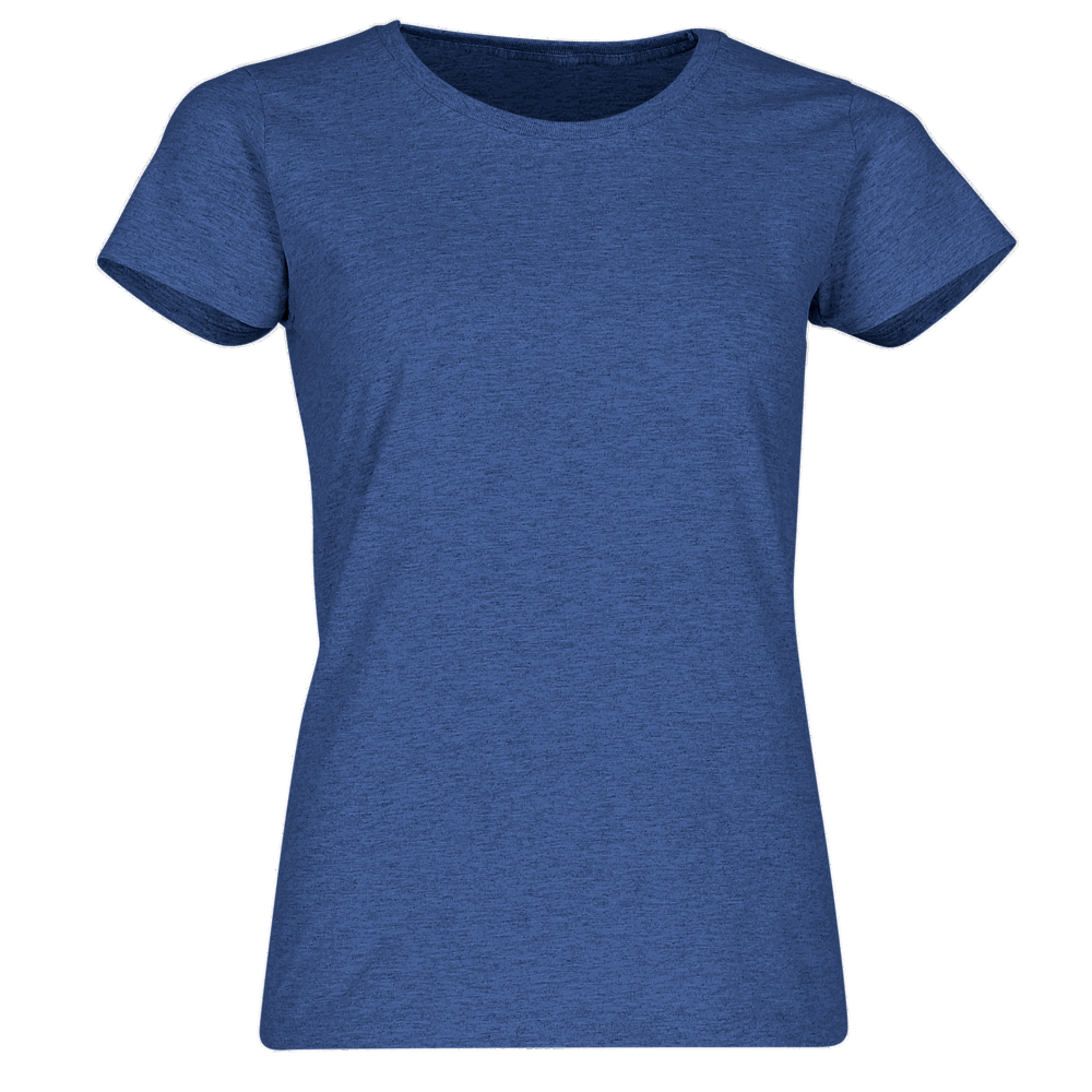 613720 - Ladies Valueweight T-Shirt - retro royalblau meliert
