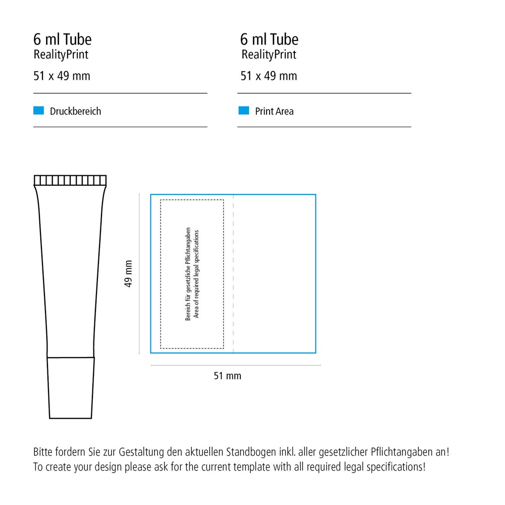 Lippenbalsam, 6 ml (weiß)