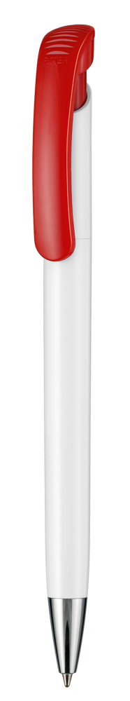 Kugelschreiber BONITA - weiss/signal-rot