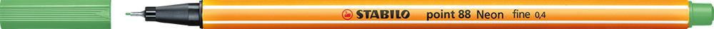 STABILO point 88 Fineliner - neongrün