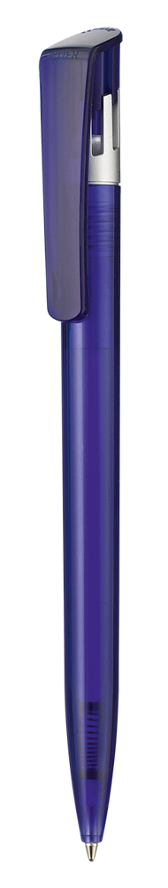 Kugelschreiber ALL-STAR FROZEN SI - ozean-blau TR/FR