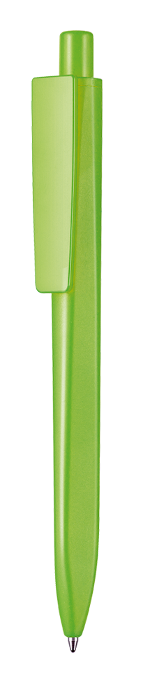 Kugelschreiber RIDGE RECYCLED SOFT - hell grün (PCR)