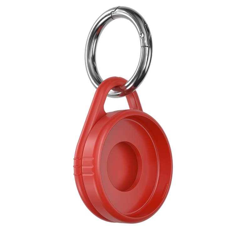 Schlüsselanhänger RITTER-CLICK TRACKING M mit Metall-Karabiner - signal-rot