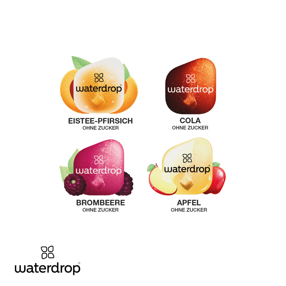 Tisch-Adventskalender Waterdrop®, Inlay aus Papier