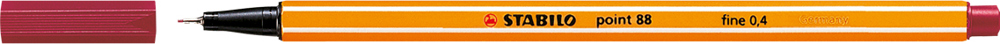 STABILO point 88 Fineliner - dunkelrot