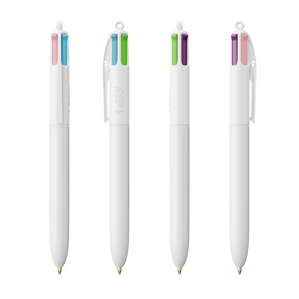 BIC® 4 Colours Fashion Kugelschreiber + Lanyard