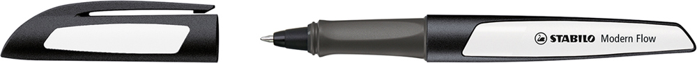 STABILO Modern Flow Gelroller - perlschwarz/weiß