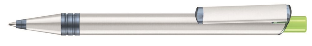 RECYCLED PET PEN ALUMA transparent - hellgrün