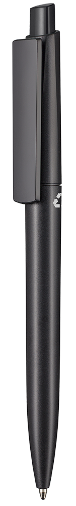 Kugelschreiber CREST RECYCLED - schwarz recycled