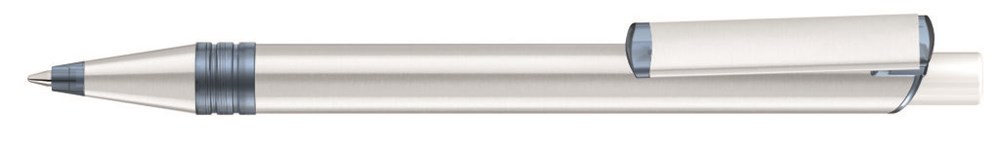 RECYCLED PET PEN ALUMA transparent - weiss