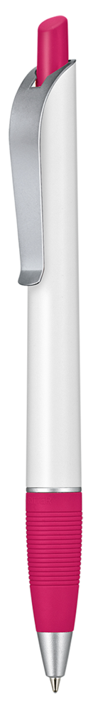 Kugelschreiber BOND - weiss/fuchsia-pink
