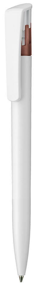 Kugelschreiber ALL-STAR SF - weiss/mocca TR/FR
