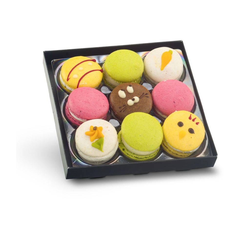 Bunte Oster-Macarons, 90 g