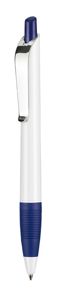 Kugelschreiber BOND SHINY - weiss/nacht-blau
