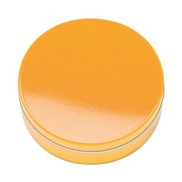 XS-Taschendose mit XS-Bären Company-Fruchtbonbons - orange-glänzend