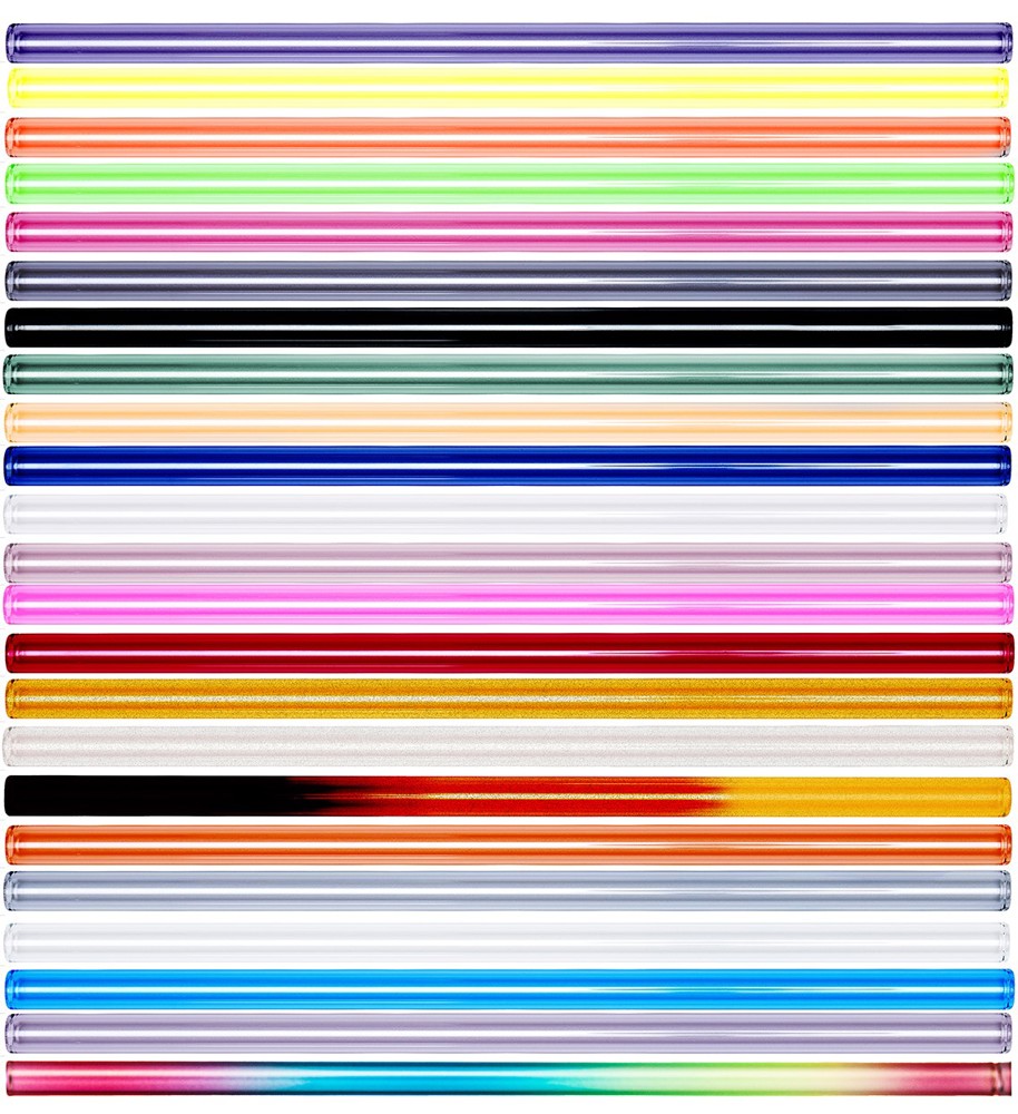 ecotaste - Trinkhalmbox 50er Glas farbig - inkl. Gravur