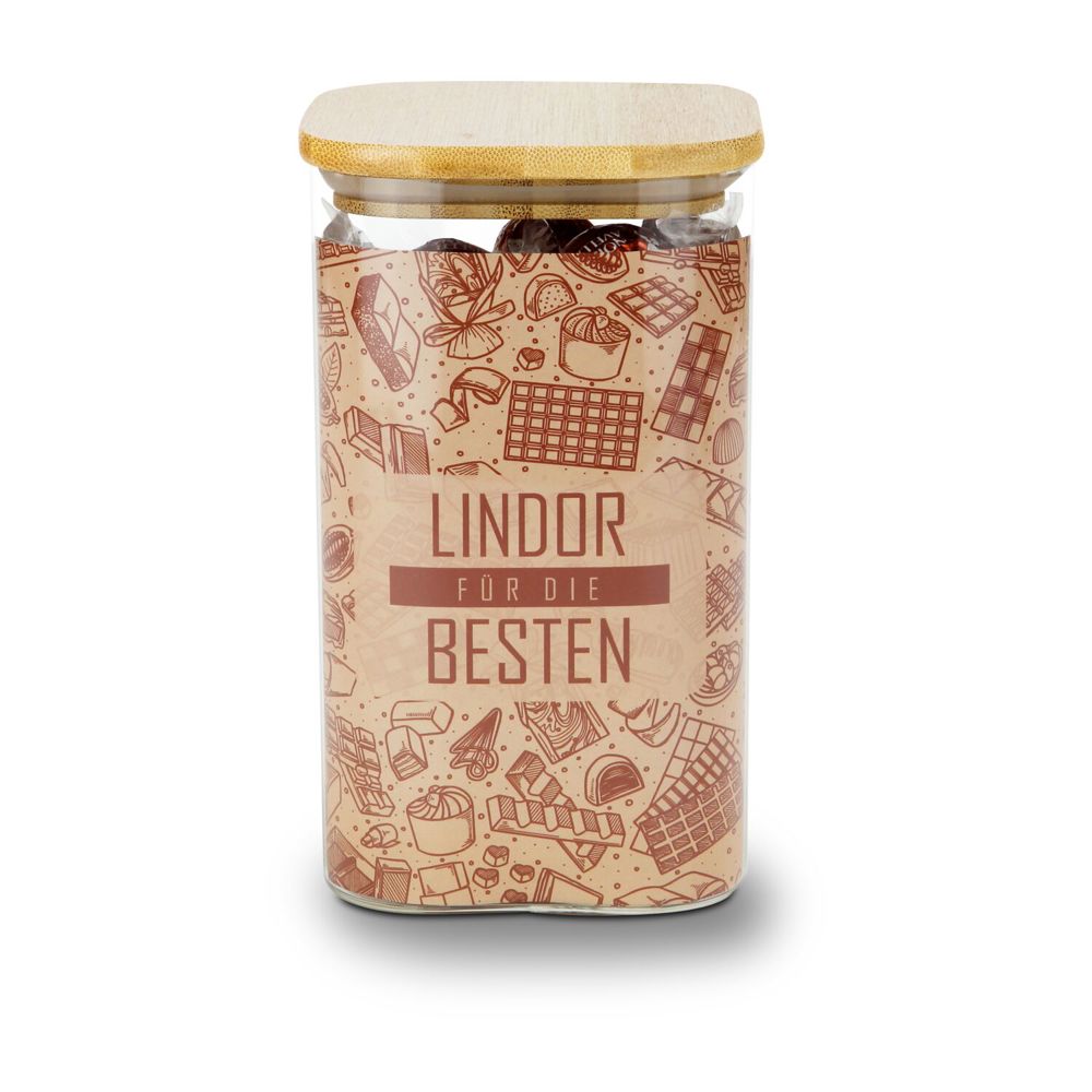 Lindor Team-Glas Frohe Ostern mit 35 Lindt Lindorkugeln