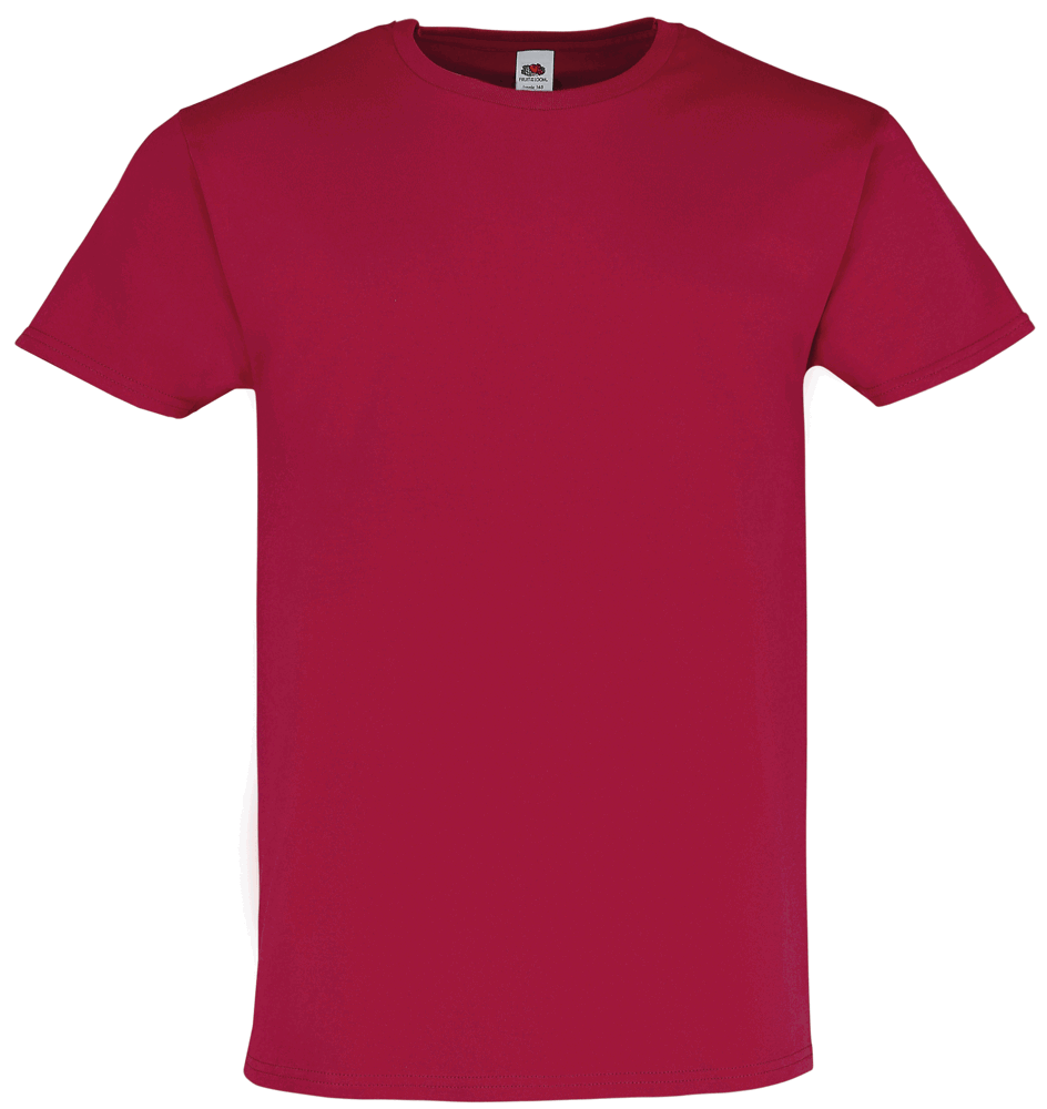 614220 - Iconic 195 T-Shirt (vorher: Ringspun Premium T-Shirt) - cranberry