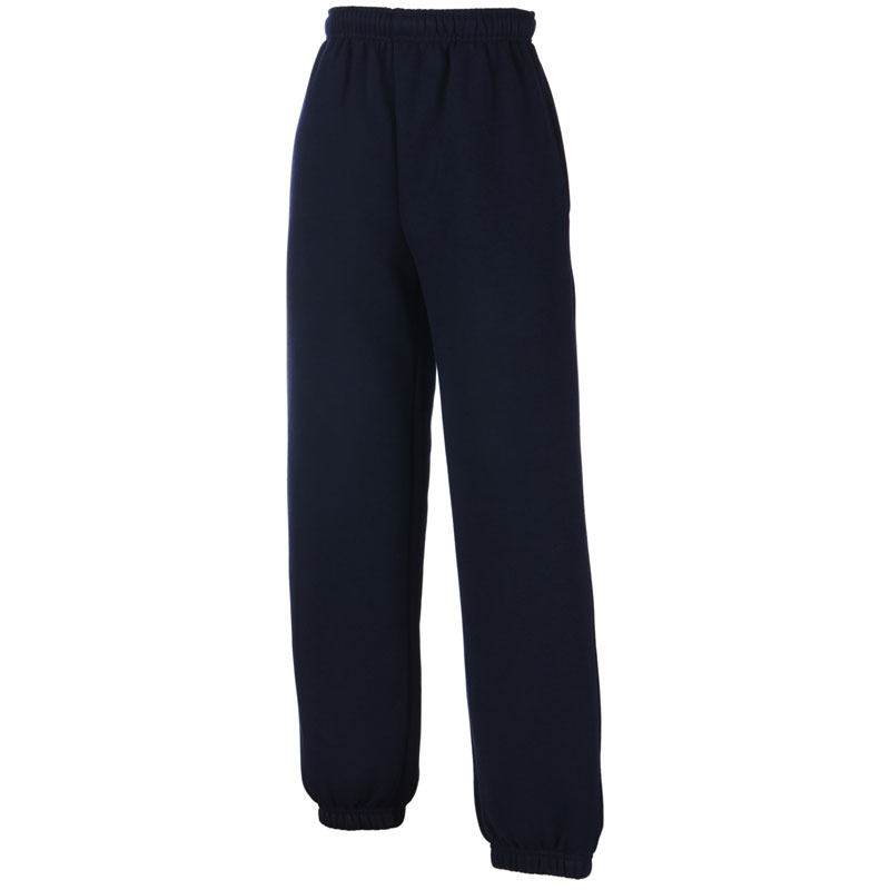640510 - Kids Classic Elasticated Cuff Jog Pants, deep navy, 152