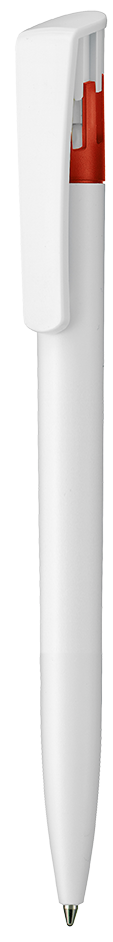 Kugelschreiber ALL-STAR SF - weiss/feuer-rot TR/FR
