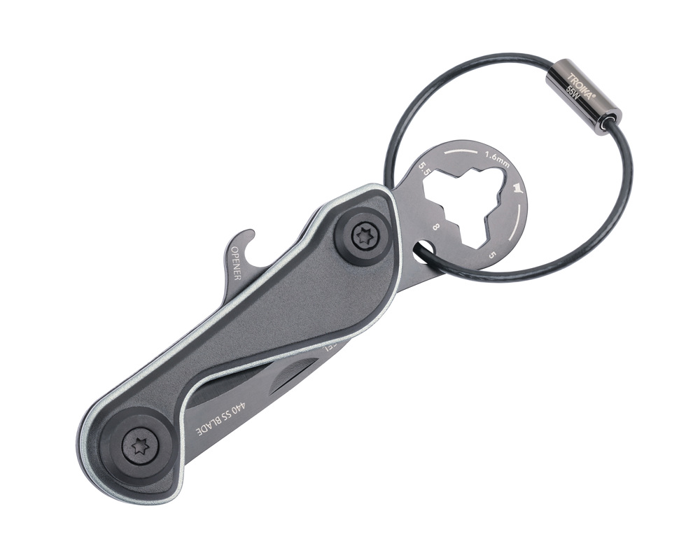 TROIKA Mini-Werkzeug - schwarz, titanfarben