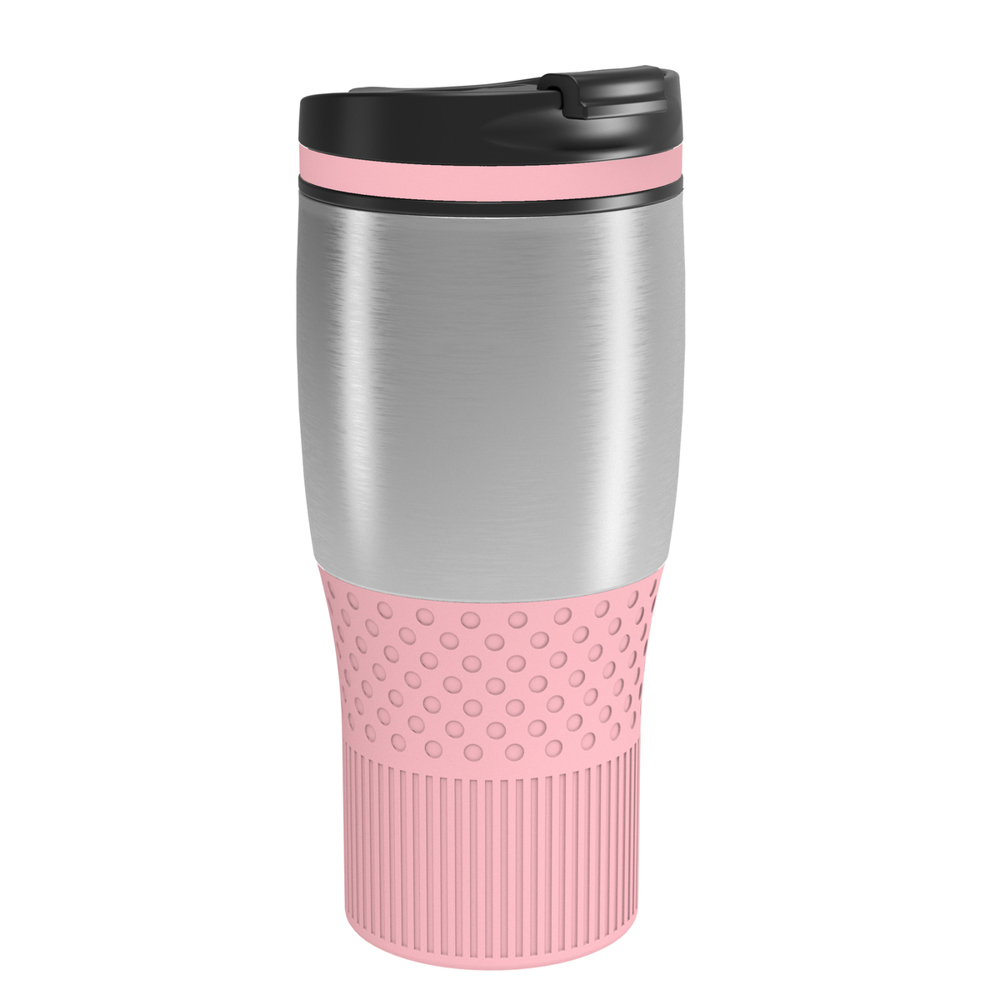 Thermobecher RETUMBLER-myBAYAMO GRANDE II - hellmagenta, rose, silber