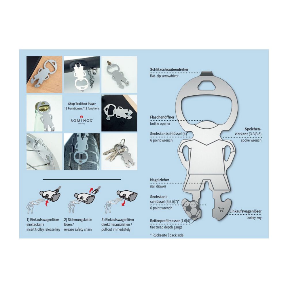 ROMINOX® Shop Tool // Best Player - 12 Funktionen