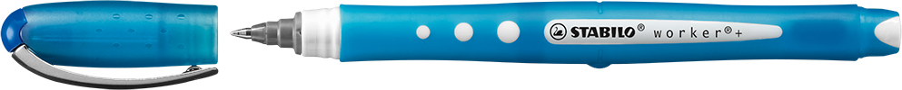 STABILO worker + colorful Rollerball - blau